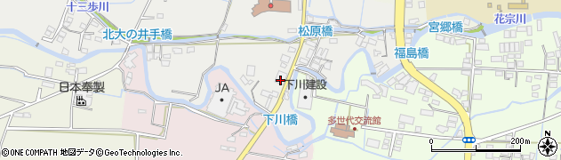 福岡県八女市稲富657周辺の地図
