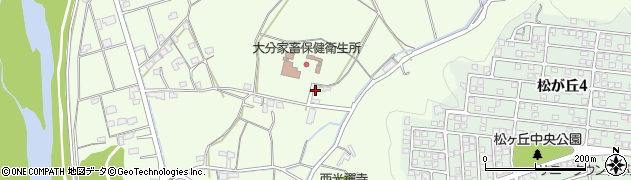 大分県大分市小野鶴448周辺の地図