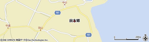 長崎県小値賀町（北松浦郡）前方郷周辺の地図