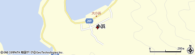 愛媛県宇和島市小浜2223周辺の地図