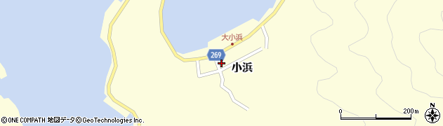 愛媛県宇和島市小浜2193周辺の地図