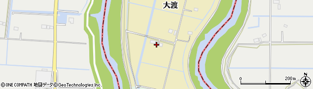 佐賀県杵島郡白石町大渡1114周辺の地図