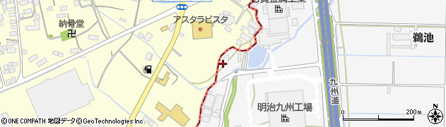 ニチユＭＨＩ九州株式会社　八女支店周辺の地図