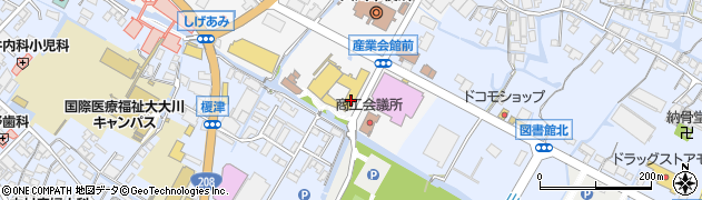 福岡県大川市酒見221周辺の地図