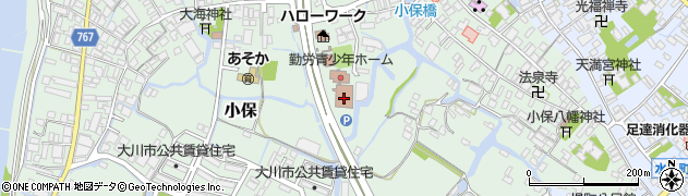 大川市役所　消費生活相談窓口周辺の地図