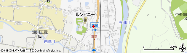 佐賀県有田町（西松浦郡）蔵宿周辺の地図