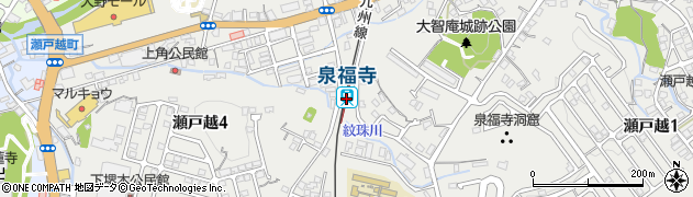 泉福寺駅周辺の地図