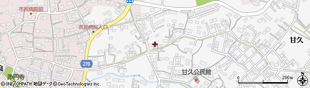 佐賀県武雄市朝日町大字甘久816周辺の地図
