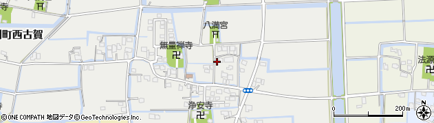 佐賀県佐賀市川副町大字西古賀717周辺の地図