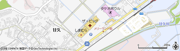 佐賀銀行武雄甘久 ＡＴＭ周辺の地図