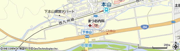 長崎県佐世保市下本山町1230周辺の地図