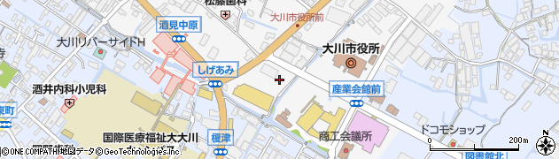福岡県大川市酒見201周辺の地図