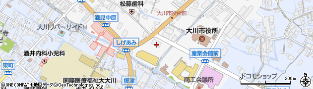 福岡県大川市酒見200周辺の地図