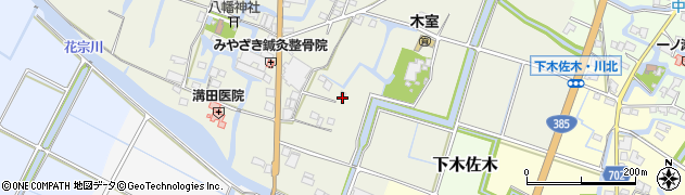 福岡県大川市大橋38周辺の地図