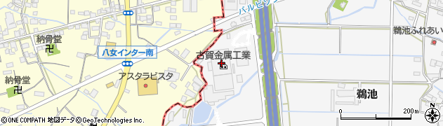 古賀金属工業株式会社周辺の地図