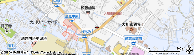 福岡県大川市酒見205周辺の地図