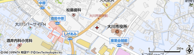 福岡県大川市酒見197周辺の地図