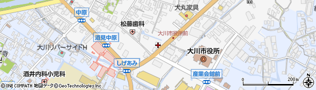福岡県大川市酒見195周辺の地図