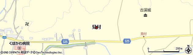高知県四万十町（高岡郡）見付周辺の地図