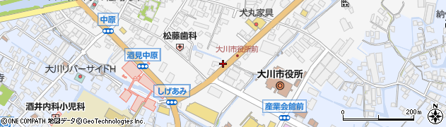 福岡県大川市酒見297周辺の地図