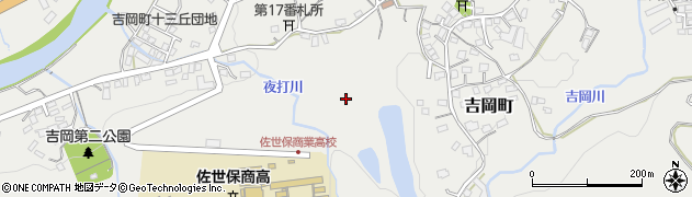 長崎県佐世保市吉岡町周辺の地図