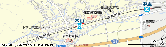長崎県佐世保市下本山町426周辺の地図
