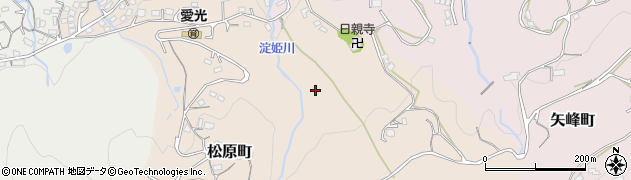 長崎県佐世保市松原町周辺の地図