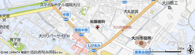 福岡県大川市酒見177周辺の地図