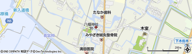 福岡県大川市大橋419周辺の地図