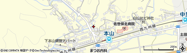 長崎県佐世保市下本山町398周辺の地図