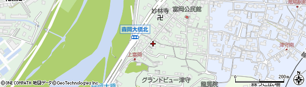 大分県大分市富岡471周辺の地図