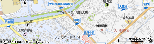 パフェ屋そらり　大川店周辺の地図
