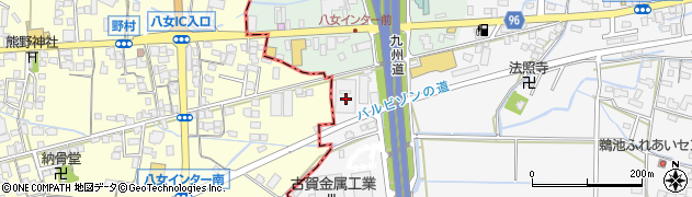 福岡県八女市鵜池414周辺の地図