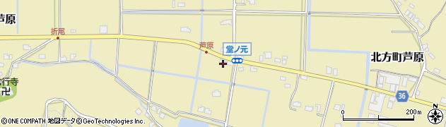 佐賀県武雄市北方町大字芦原2181周辺の地図