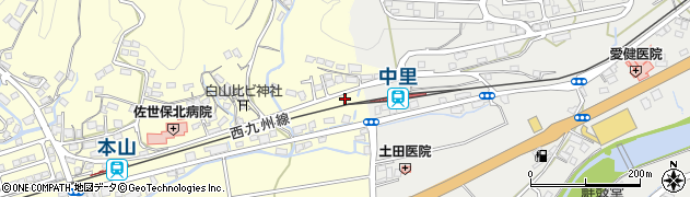長崎県佐世保市下本山町1438周辺の地図