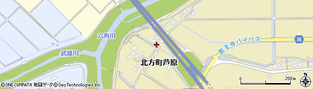 佐賀県武雄市北方町大字芦原4461周辺の地図