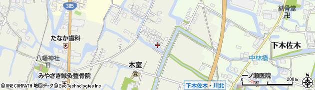 福岡県大川市大橋637周辺の地図