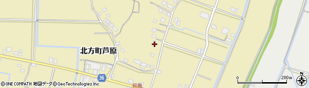 佐賀県武雄市北方町大字芦原551周辺の地図