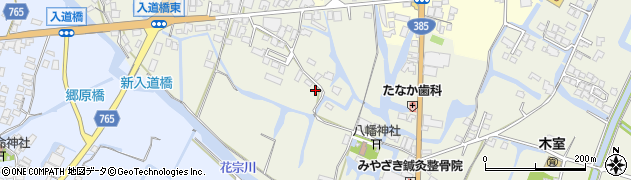 福岡県大川市大橋354周辺の地図