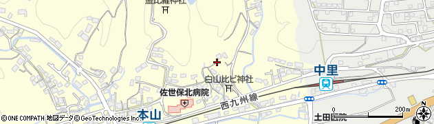 長崎県佐世保市下本山町508周辺の地図