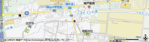 福岡県八女市鵜池81周辺の地図