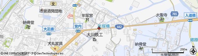福岡県大川市酒見569周辺の地図