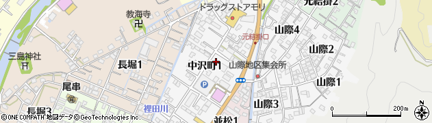 山下クリーニング店中沢本社工場周辺の地図