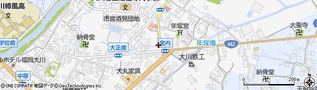 福岡県大川市酒見546周辺の地図