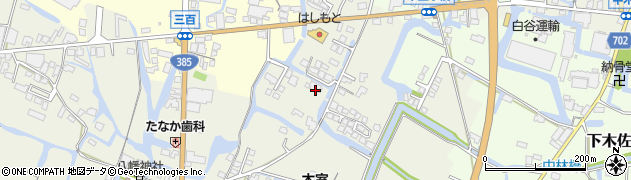 福岡県大川市大橋532周辺の地図