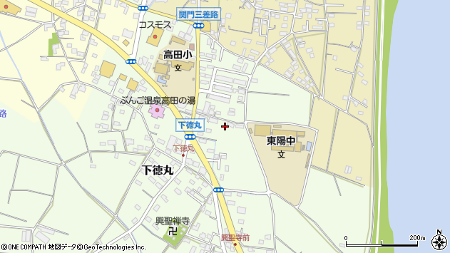 〒870-0118 大分県大分市下徳丸の地図