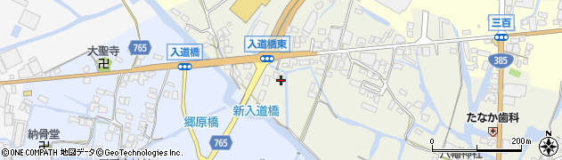 福岡県大川市大橋201周辺の地図