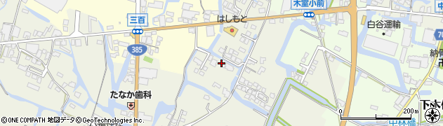 福岡県大川市大橋529周辺の地図