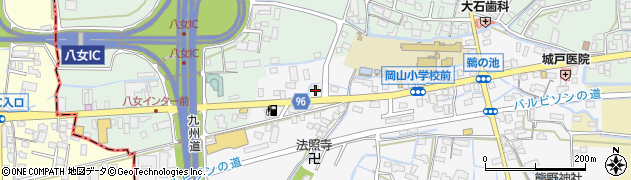 福岡県八女市鵜池351周辺の地図
