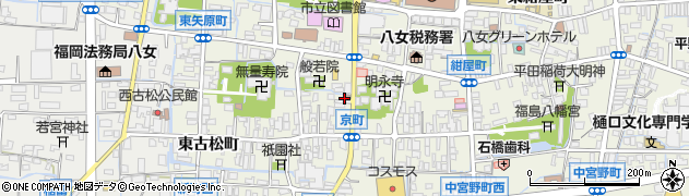 京町簡易郵便局周辺の地図